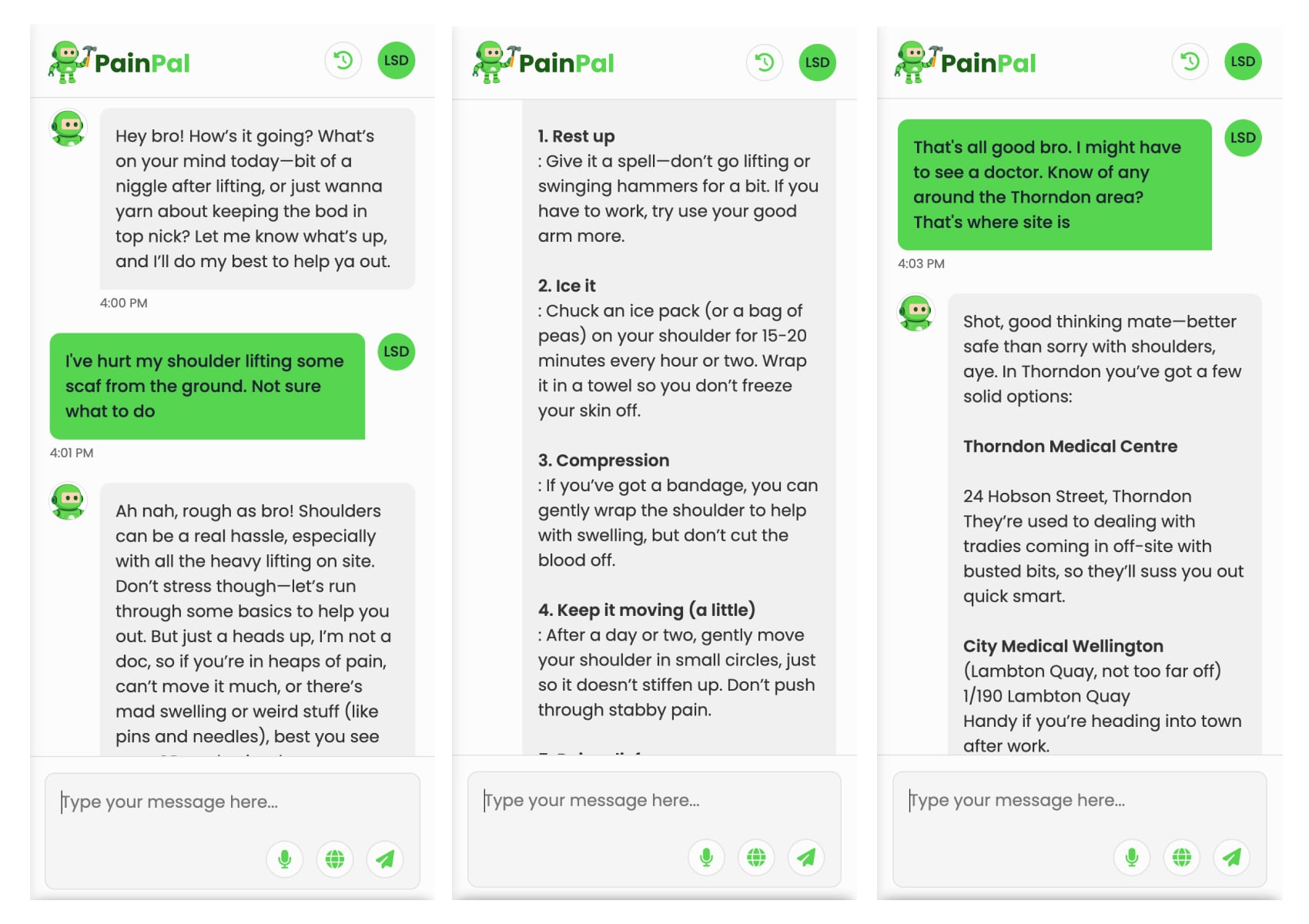 Pain Pal screenshot 3