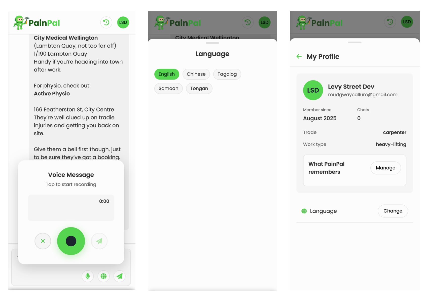 Pain Pal screenshot 4