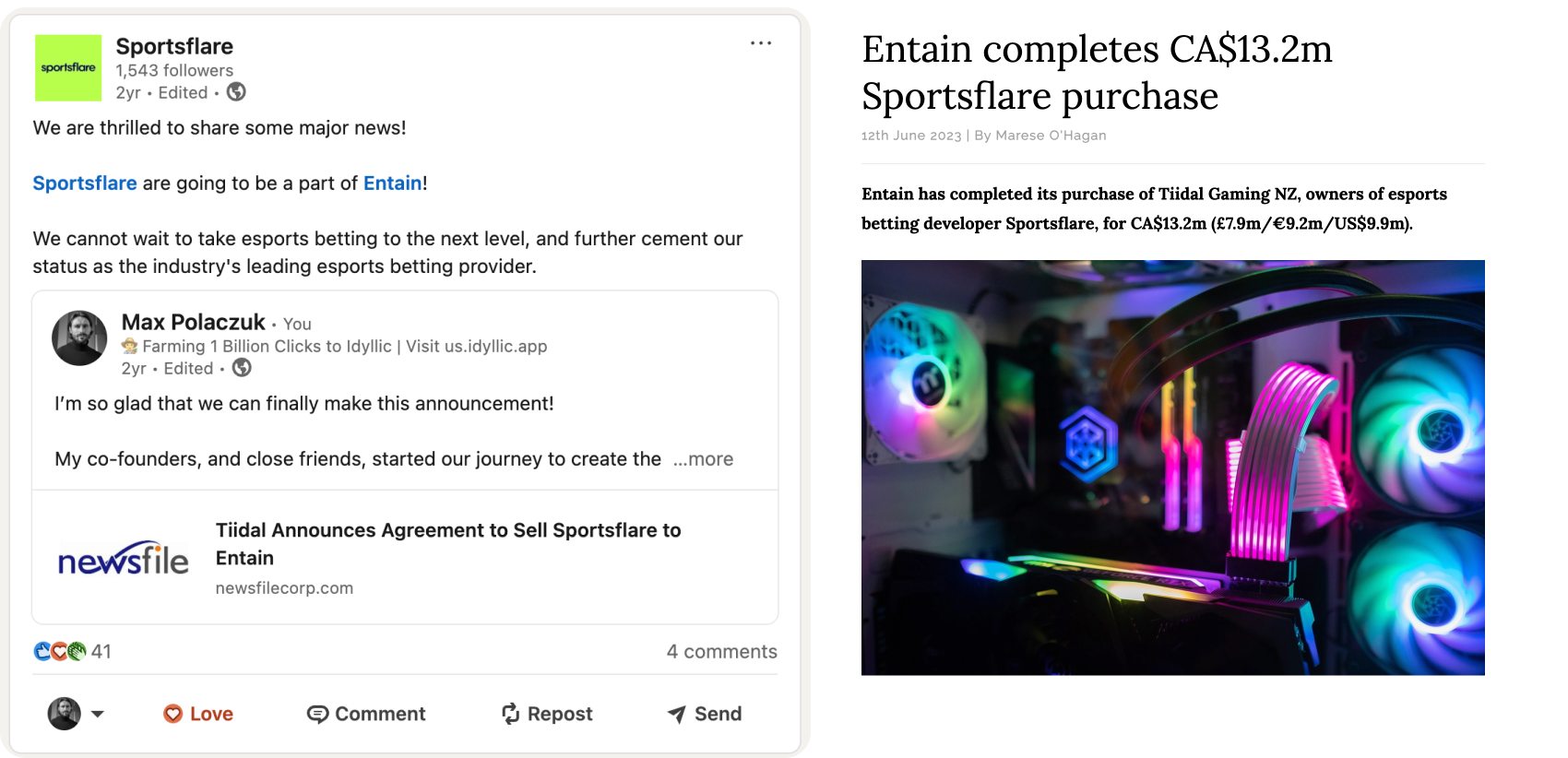 Sportsflare screenshot 4